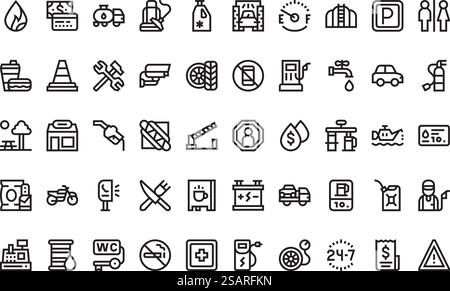 High-Quality Vector Icons Collection with Editable Stroke. Ideal for Professional and Creative Projects. Stock Vector