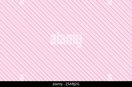 Abstract pink texture vector background. Pattern with bright diagonal stripes for spring or summer poster cover, banner backdrop, kids advertisement EPS10 Stock Vector