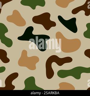 duck hunter camouflage Stock Vector