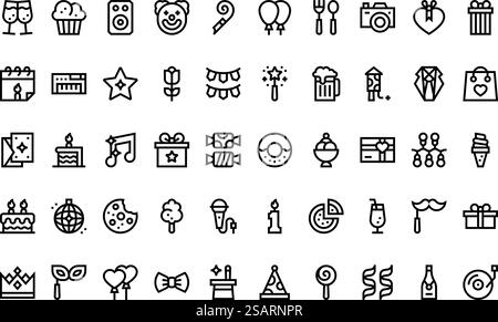 High-Quality Vector Icons Collection with Editable Stroke. Ideal for Professional and Creative Projects. Stock Vector