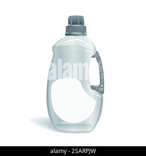 Detergent bottle on a white background. Vector illustration Stock ...