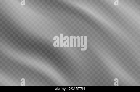 Plastic wrap texture. Stretched polyethylene cover. Transparent wrinkled surface. Vector background EPS10 Stock Vector
