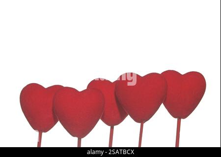 A close-up image of a red heart Stock Photo