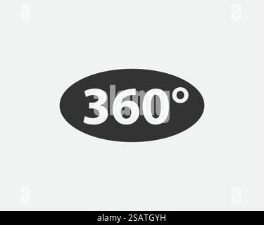 360 degree view vector icon. Signs and symbol for websites, web design, mobile app.. 360 degree view vector icon Stock Vector
