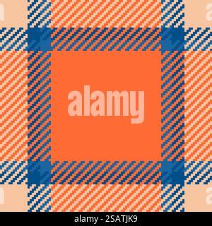 Textile design of textured plaid. Checkered fabric pattern tartan for shirt, dress, suit, wrapping paper print, invitation and gift card.. Textile design of textured plaid. Checkered fabric pattern swatch for shirt, dress, suit, wrapping paper print, invitation and gift card. Stock Vector