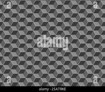 Abstract cubes seamless pattern. Vector illustration.. Abstract cubes seamless pattern Stock Vector