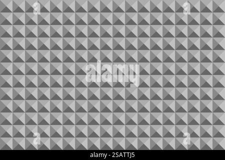 Build cube metal abstract seamless pattern texture. Vector background.. Build cube metal abstract seamless pattern texture Stock Vector