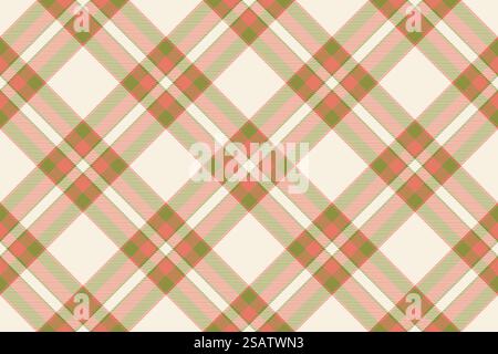 Tartan plaid background, diagonal check seamless pattern. Vector fabric texture for textile print, wrapping paper, gift card, wallpaper flat design.. Tartan plaid background, diagonal check seamless pattern. Vector fabric texture for textile print, wrapping paper, gift card, wallpaper. Stock Vector