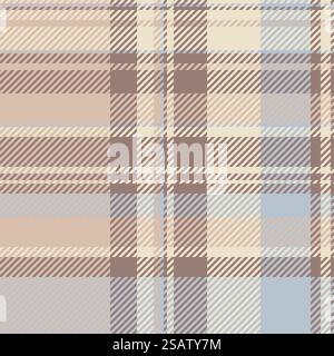 Textile design of textured plaid. Checkered fabric pattern tartan for shirt, dress, suit, wrapping paper print, invitation and gift card.. Textile design of textured plaid. Checkered fabric pattern swatch for shirt, dress, suit, wrapping paper print, invitation and gift card. Stock Vector