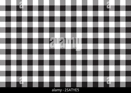 Black white checkerboard check seamless background. Vector illustration.. Black white checkerboard check seamless background Stock Vector