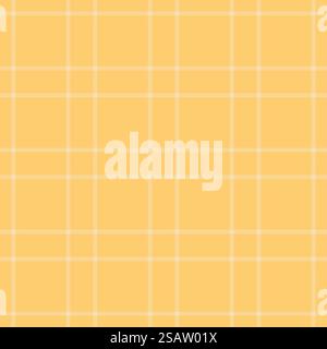 Gentleman background plaid pattern, damask texture vector fabric. Hanukkah textile check seamless tartan in amber and wheat color. Stock Vector