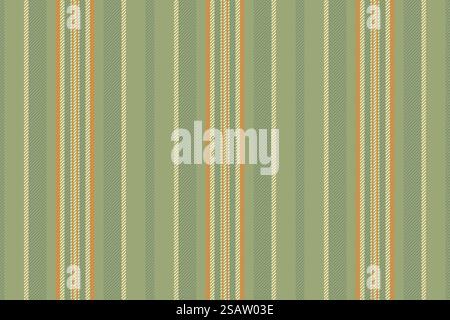 Merry christmas stripe texture textile, king seamless vertical fabric. Presentation vector pattern background lines in pastel and moccasin color. Stock Vector