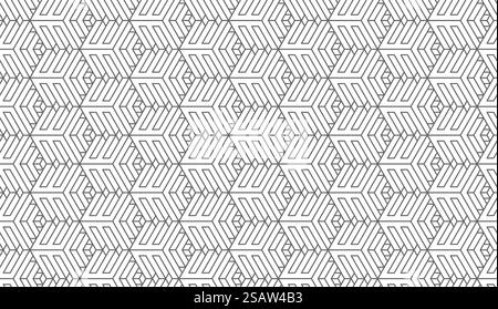 Geometric pattern seamless. Trendy design vector background for web backdrop or paper print. Tile texture.. Geometric pattern seamless. Trendy design vector background for web backdrop or paper print. Stock Vector