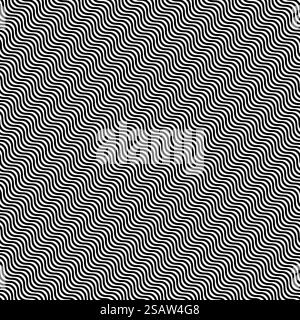 Black and white Waves creative decorative abstract background ...