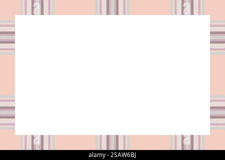 Vintage frame vector. Scottish border pattern retro style. Beauty empty background, template for photo, portrait, album. Tartan plaid ornament.. Vintage frame vector. Scottish border pattern retro style. Tartan plaid ornament. Stock Vector