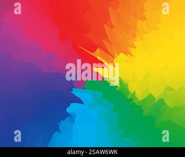 Abstract fun party backdrop multicolored rainbow background. Vector illustration.. Abstract fun party backdrop multicolored rainbow background Stock Vector
