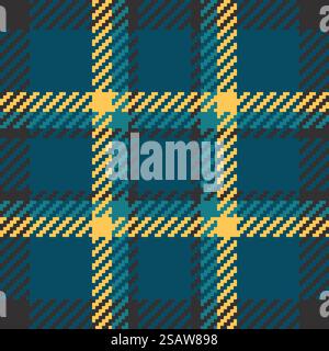 Textile design of textured plaid. Checkered fabric pattern tartan for shirt, dress, suit, wrapping paper print, invitation and gift card.. Textile design of textured plaid. Checkered fabric pattern swatch for shirt, dress, suit, wrapping paper print, invitation and gift card. Stock Vector