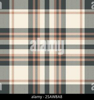 Plaid check pattern. Seamless fabric texture. Tartan textile print design.. Plaid check pattern. Seamless fabric texture. Tartan textile print. Stock Vector