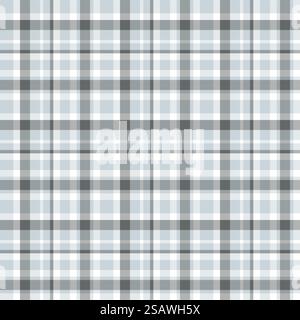 Check plaid seamless pattern. Vector background of textile ornament. Flat fabric design. Tartan.. Plaid seamless pattern. Vector background of textile ornament. Flat fabric design. Stock Vector