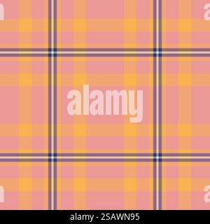 Designer plaid fabric background, african vector textile pattern ...