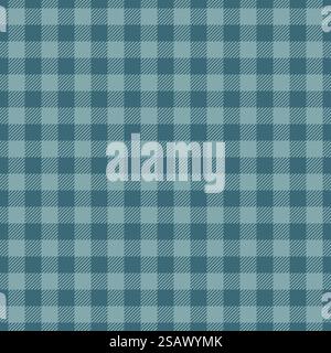 Nobility seamless check plaid, size vector textile tartan. Cloth fabric pattern background texture in cyan and pastel color. Stock Vector
