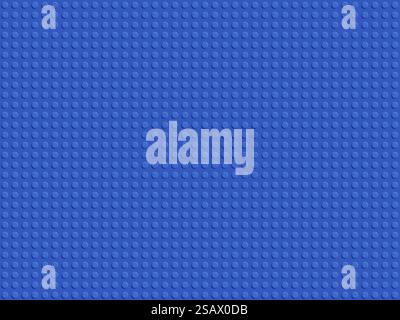 Blue plastic constructor seamless pattern. Abstract background blocks plate flat design vector. Blue plastic constructor seamless pattern. Abstract background  vector blocks plate flat design Stock Vector