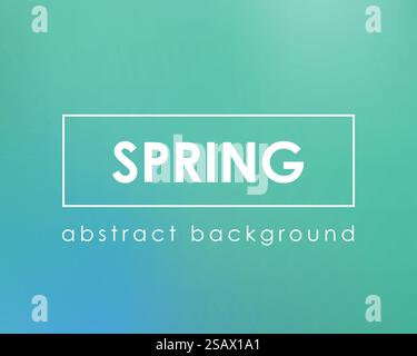 Spring or summer green nature blur boken color simple backdrop. Vector illustration.. Spring or summer green nature blur boken color simple backdrop Stock Vector