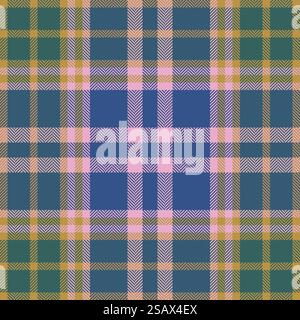 Plaid check pattern. Seamless fabric texture. Tartan textile print design.. Plaid check pattern. Seamless fabric texture. Tartan textile print. Stock Vector