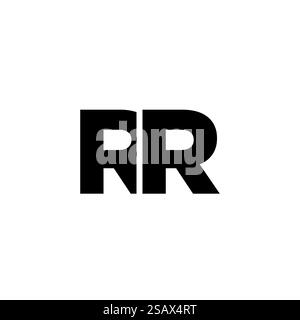 Initial RR Logo Template. Minimalist letter logo template design Stock ...