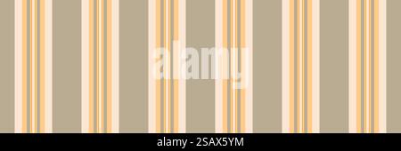 Rich background fabric vertical, golf textile lines vector. Straight pattern texture stripe seamless in orange and pastel color. Stock Vector
