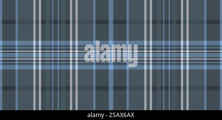 Traditional background texture vector, repeatable patterns plaid check tartan. Factory textile fabric seamless pattern in pastel and dark color. Stock Vector