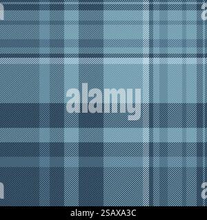 Dogtooth fabric tartan seamless, blanket texture pattern background. Folklore check textile vector plaid in cyan and pastel color. Stock Vector