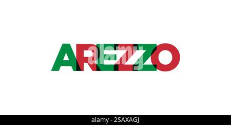 Arezzo in the Italia emblem for print and web. Design features ...