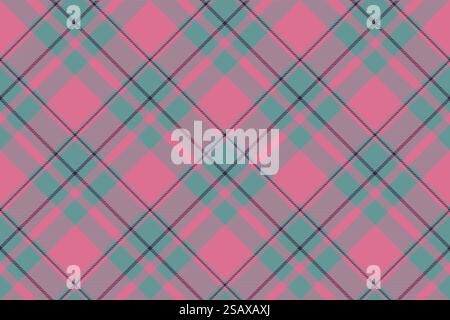 Tartan plaid background, diagonal check seamless pattern. Vector fabric texture for textile print, wrapping paper, gift card, wallpaper flat design.. Tartan plaid background, diagonal check seamless pattern. Vector fabric texture for textile print, wrapping paper, gift card, wallpaper. Stock Vector