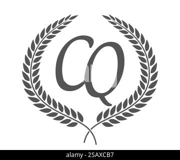 CQ Initial Letter Luxury Logo template in vector for Restaurant ...