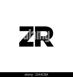 ZR Letter Initial Brand Logo Design Stock Vector Image & Art - Alamy