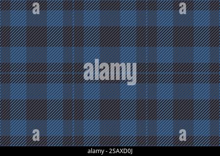 Britain background tartan texture, fashionable plaid vector textile. Club pattern fabric check seamless in blue and pastel color. Stock Vector