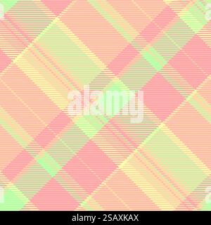Sparse vector texture pattern, basic check seamless plaid. Cool tartan fabric background textile in light and orange color.. Sparse vector texture pattern, basic check seamless plaid. Cool tartan fabric background textile in light and orange colors. Stock Vector