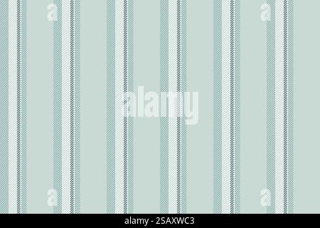 Textile seamless lines of background pattern fabric with a stripe texture vector vertical in light and pastel colors. Stock Vector
