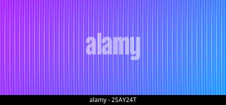 Acrylic glass, colorful gradient behind ribbed plastic texture Stock Vector