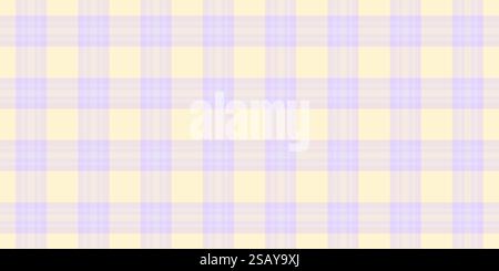Lined textile check tartan, doodle texture plaid fabric. Modern seamless background pattern vector in white and light colors palette. Stock Vector