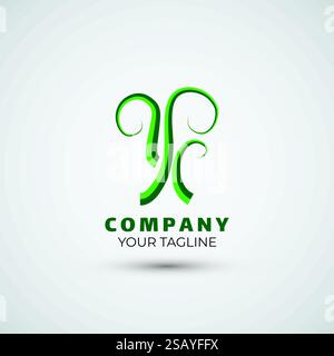 Creative and unique tree logo abstract design template Stock Vector