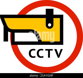 Outdoor CCTV Video Surveillance System Mounted on Vertical Pole Stock ...