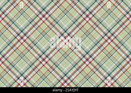 Seamless pattern of scottish tartan plaid. Repeatable background with check fabric texture. Flat vector backdrop of striped textile print.. Seamless pattern of scottish tartan plaid. Repeatable background with check fabric texture. Vector backdrop striped textile print. Stock Vector