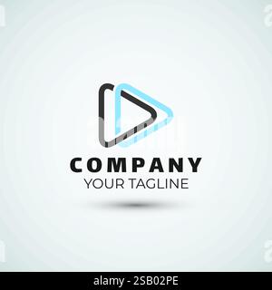 Arrow logo design icon template Stock Vector