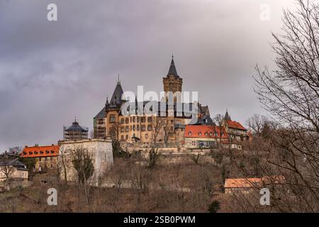 Schloss Wernigerode, Harz, Sachsen-Anhalt, Deutschland