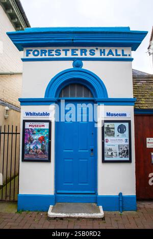 Kent, UK - May 5th 2024: The exterior of Foresters Hall in the town of Whitstable in Kent, UK.  The building is home to the Whitstable Museum - a loca Stock Photo