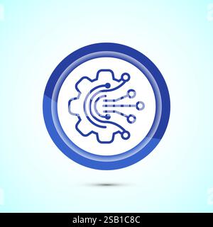 Digital transformation icon. Digitalization sign suitable for mobile ...