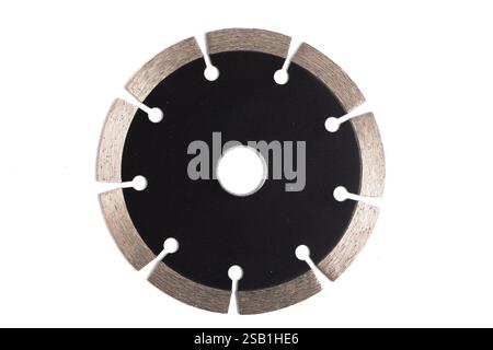 Circular saw blade isolated on white background. Circular saw blade Stock Photo