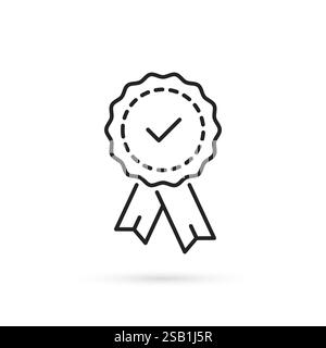 warranty icon like high quality product Stock Vector